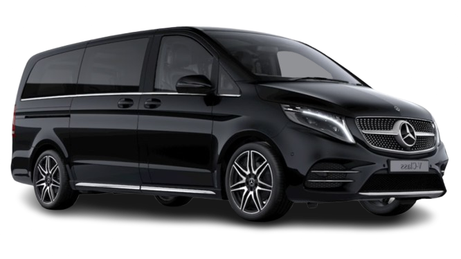 Van de luxe avec chauffeur privé pour transport VTC à Paris